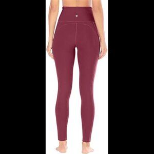 Women's Yoga Pants with Pockets - Leggings with Pockets, High Waist Tummy